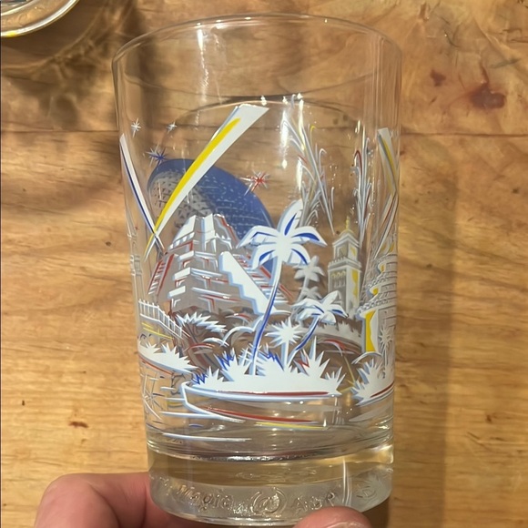 3 Mcdonalds Disney 100 Years Of Magic 25th Anniversary Glasses. Magic Kingdom - Picture 5 of 8